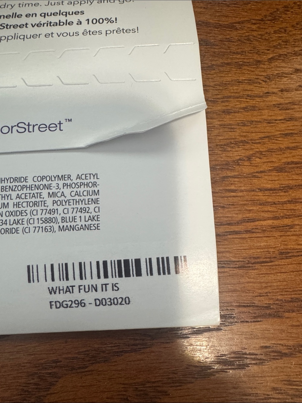 Color Street White Glitter Floral Nail Strips by Color Street - Picture 3 of 3